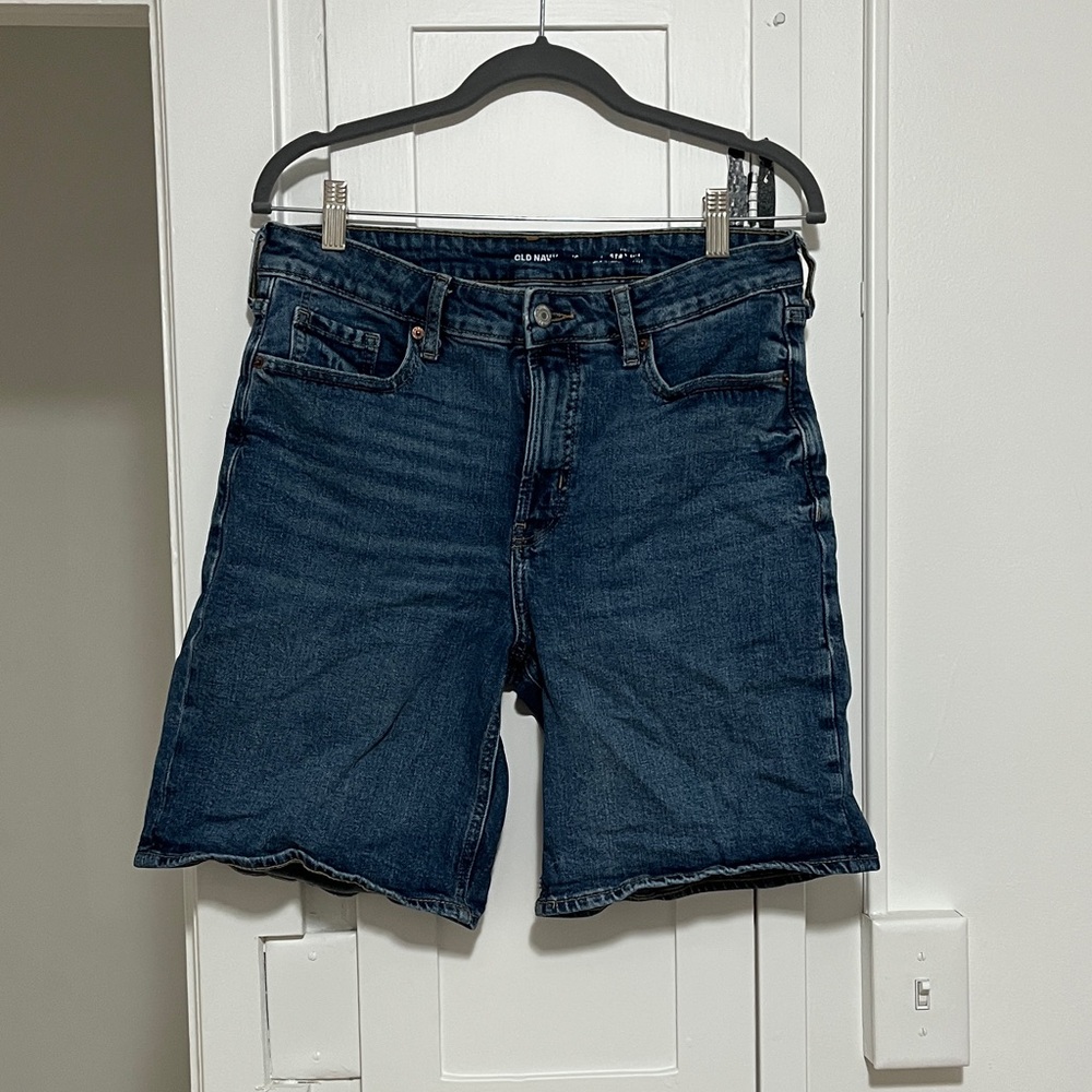 Old Navy Dark Blue Jean Shorts